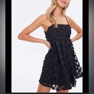 Forever 21 polka dot embellished cami mini dress